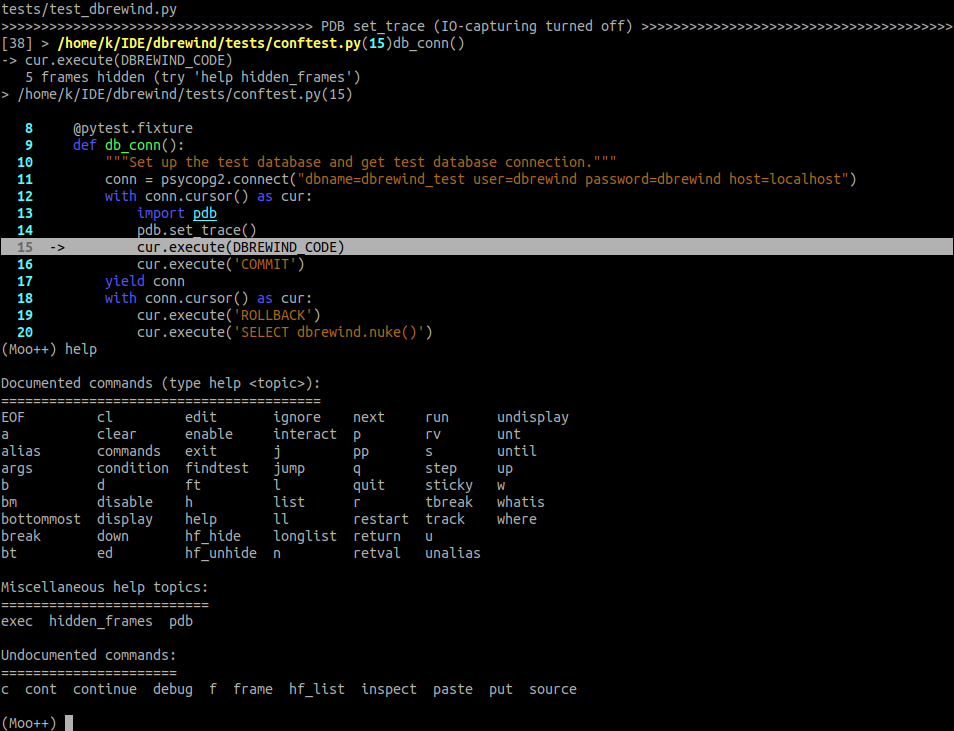 Configured Pdb++